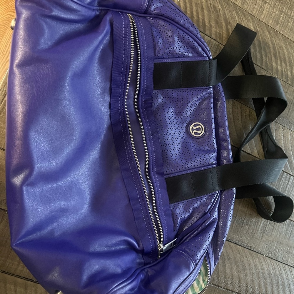 Lululemon Athletica Purple Backpack with Sporty Design